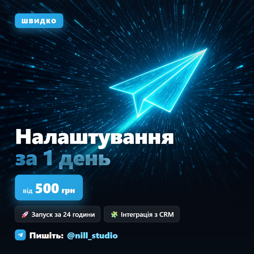 Креатив: налаштування за 1 день