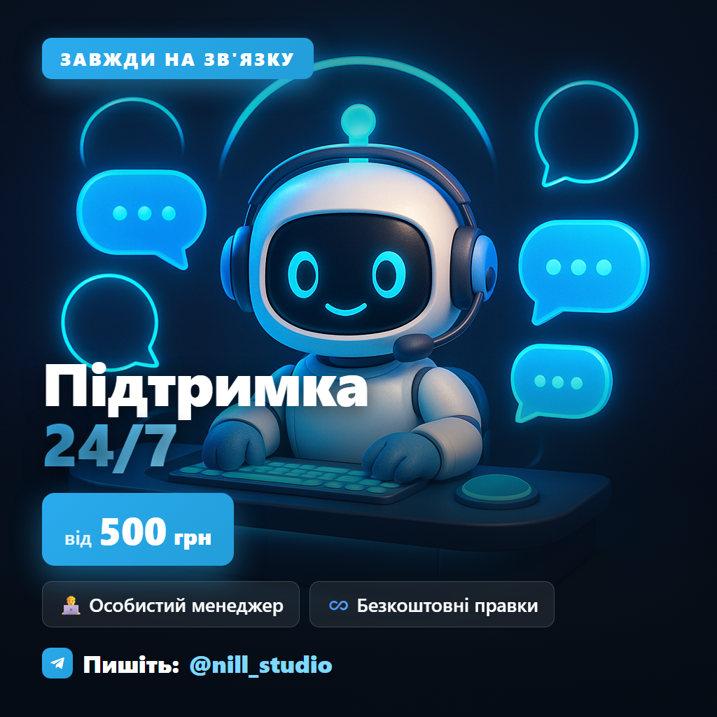 Креатив: підтримка 24/7